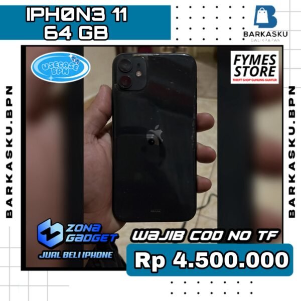 IPHONE 11 ( 64 GB IBOX ) MULUS NO MINUS