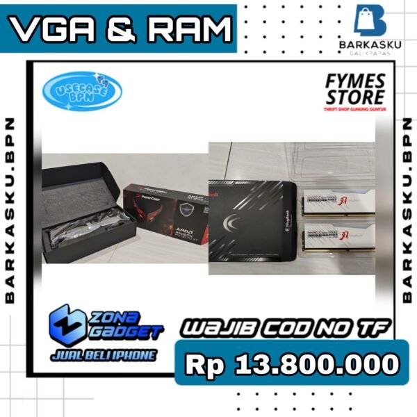 VGA + RAM Gaming High-End – Kondisi Bekas Mulus