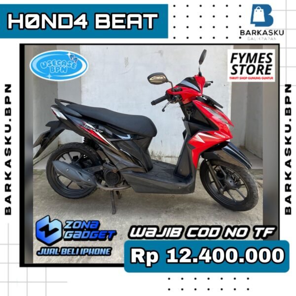 Beat Sporty 2021 STNK BPKB lengkap Gn, Bakaran