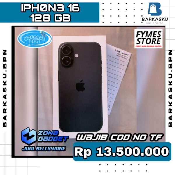 iPhone 16 (128 GB) Baru Masih Segel