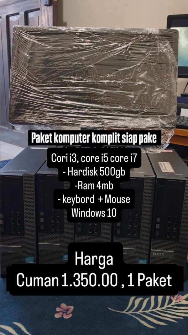 Komputer Full Set Kondisi Second (Ex-Perusahaan)