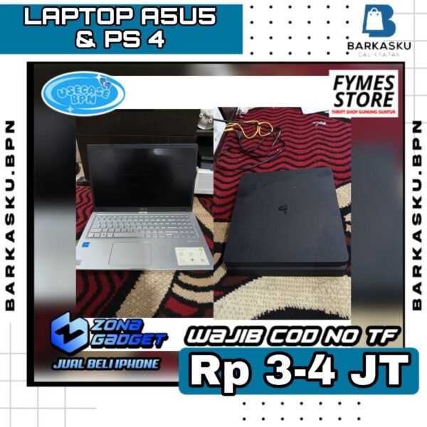 LAPTOP ASUS DAN PS 4 SLIM 500 GB