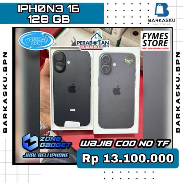 iPhone 16 Black 128GB NEW iBox